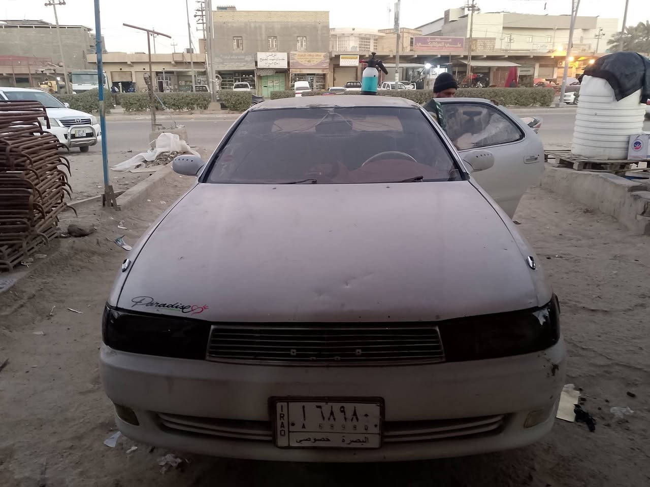 كفاله من لكص فقط ...... بيه بدنه رقم بصره كير مكينه ونجي جدد شرط مكينه توه شادينه تخم تاير حداده باور مشط باتير كله جاهز مكفوله من ضربه كهربائيات كله شغاله دواخل حلوه مرتبه سعر ٢٨مجال قليل كلش مكان بصره *********** فقط اتصال لايوجد خاص مكان بصره قرنه
