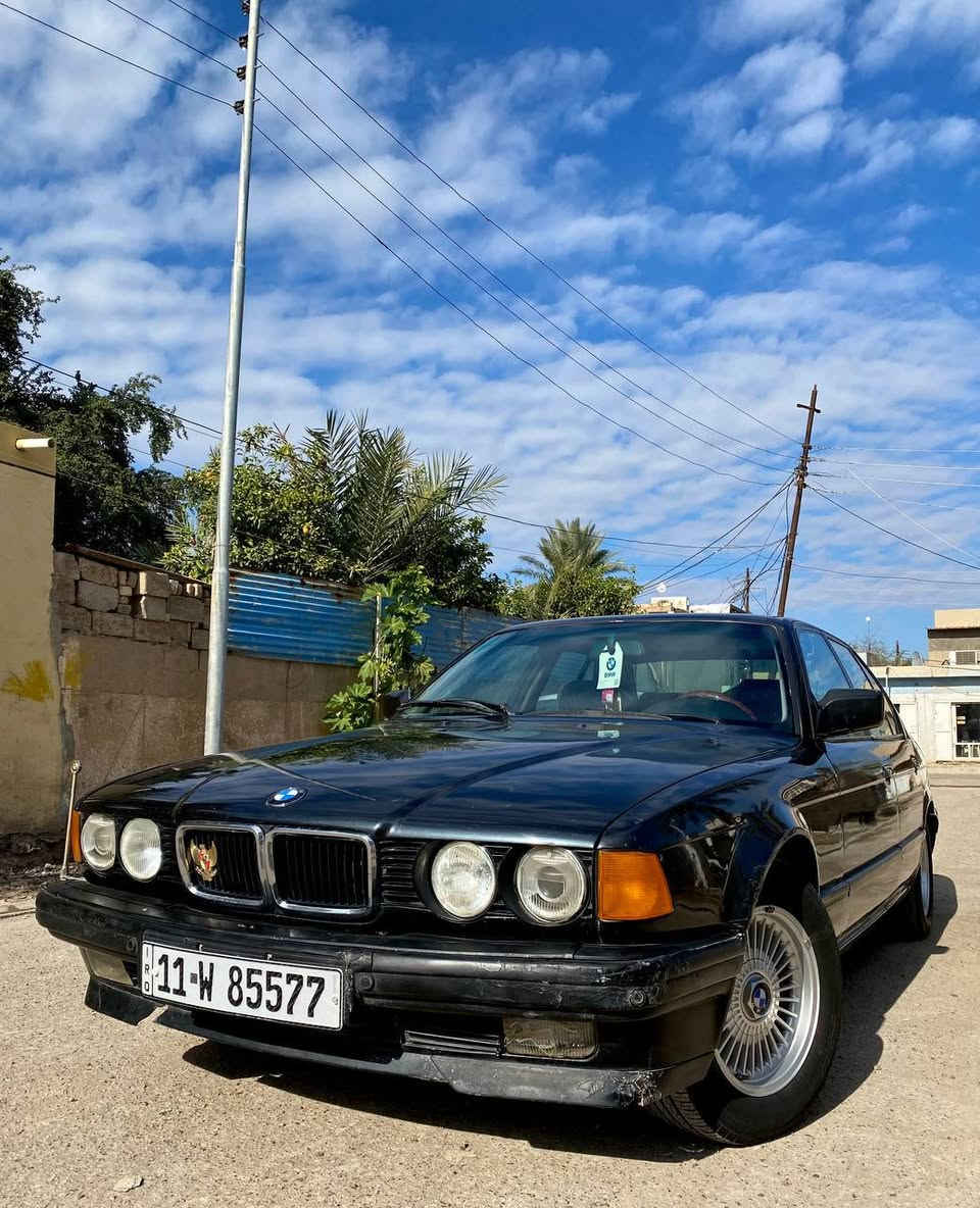 السلام ؏ــليـڪم
بي ام 730i الماني فول 1/1 موديل 1994 بغداد انكليزي مشروع وطني سنويه نافذة لغاية 2030 / محرك V8 حجم 3000 / اللون اسود غير محدد

 مواصفات :

سلايد روف / كشنات كهرباء / ديل جكمجه / حساسات خلفي امامي / بچم عريض / دبل جام / ويل شعاء بلاد / تبريد ثلج / مروحه كهربائيه F1 / تخم تاير جديد / كشنات جلد ملكي / دواخل صاج / شاشه بلوتوث / مثبت سرعه / مكينه كير جدد حاويه مكفولات / 

ضرر السيارهـ / صبغ عام جماليه بدون اي حادث كهربائيات كلها بلاد بدون اي جطل  

مكان / بغداد / حي الجهاد 

السعر  $6,400 (( $64)) وبيهااا مجال بسيط . تحويل مباشر مشروع وطني  

*********** 

 مامتواجد ع فيس اتصال فقط اخوتي ♥️
