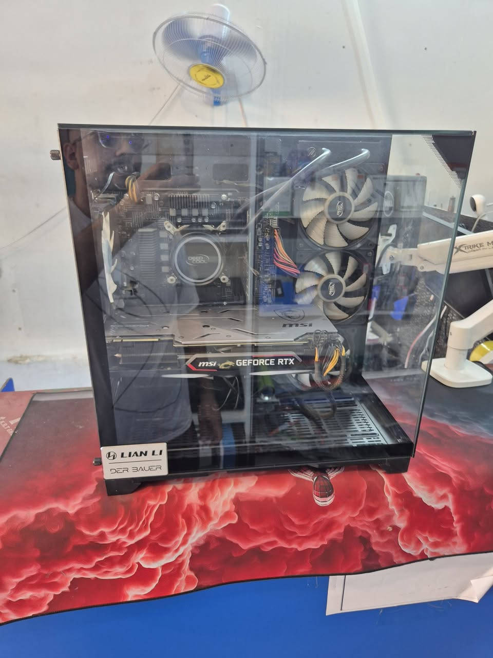 i5 10600kf
2080 super msi  x trio
Ram 16
B560 msi 
Ssd 512 m.2 
Psu 750w
Cooler 240mm
ب900الف


**إذا كنت صاحب هذا الإعلان وتريد حذفه لأي سبب، رجاءا أرسل رسالة إلى الدعم الفني**