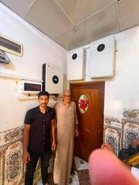 كركوك حي النداء • طاقة شمسية • بطاريتين ١٠ك واط