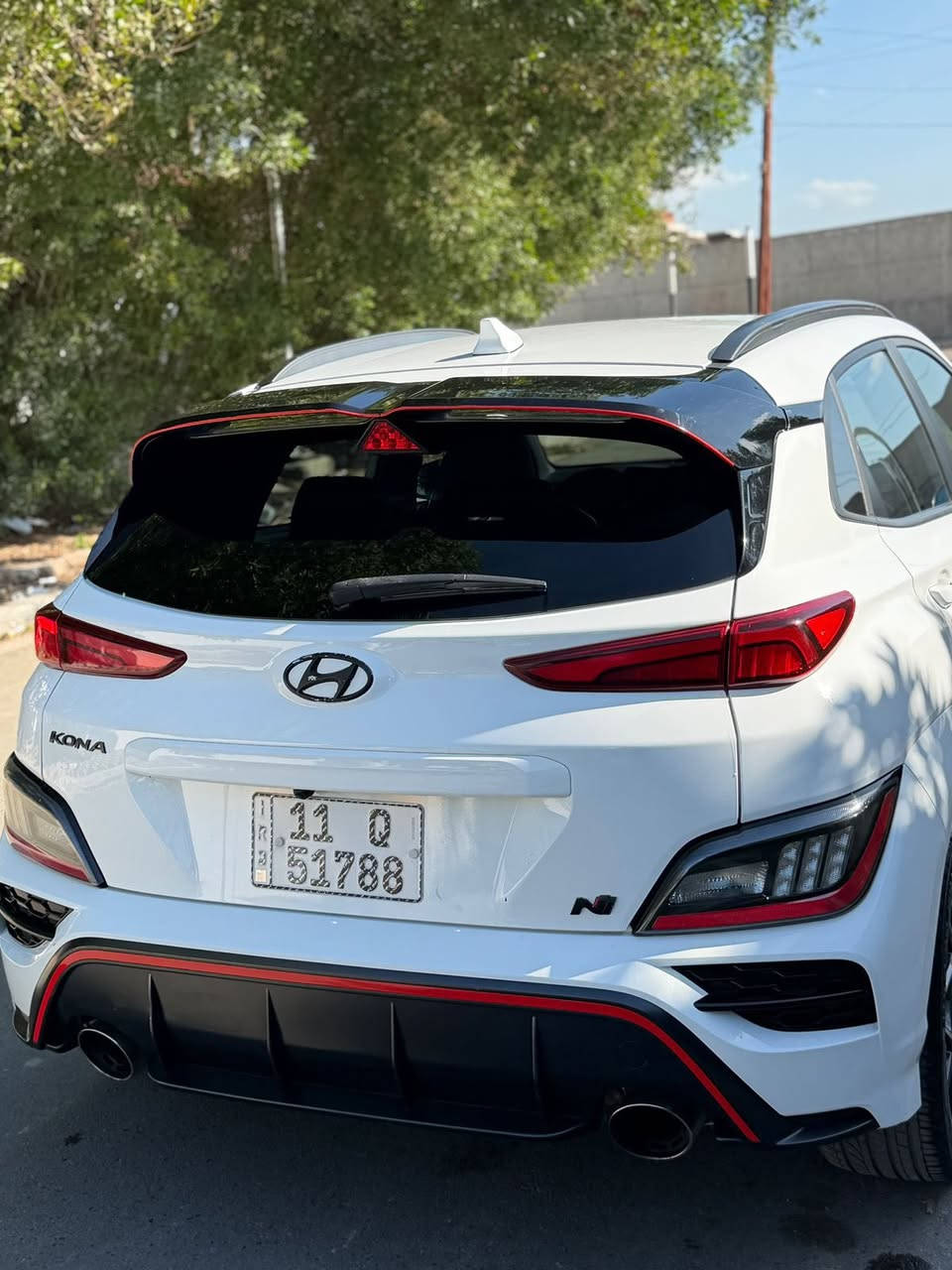 كونا N 2022
لون ابيض رقم بغداد 

سرعة 300

حجم مكينه 2.0T

كير 8 سرعات دبل كلتش

فول اوبشن وضعيات ستيرن 

كرسي السائق كهربائي

داخل جلد و كنتارا 

ماشيه 26 الف كيلو فقط 

حادثها بنيد وجاملغ السائق و جاملغ الراكب تبدل بسب خدوش + ايرباك ستيرن

رقم ***********
