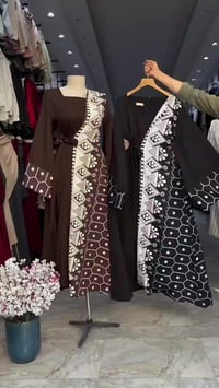 فستان رمضاني • دابل تركي • مقاسات ٣٨-٤٨