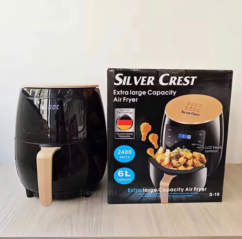 الأكل الصحي صار أسهل وأرخص! 🍟🍗 قلاية هوائية Silver Crest عملاقة بـ 45 ألف بس!

وداعاً لدهن القلي وهوسة المطبخ، قلاية ديجيتال أصلية سعة كبيرة تكفي العائلة.

المواصفات: سعة 6 لتر عملاقة / قوة 2400 واط حقيقية للطهي السريع.

التحكم: شاشة LCD لمس بالكامل مع برامج طبخ جاهزة (دجاج، بطاطا، سمك، كيك).

💰 السعر: 45,000 دينار فقط!
🚚 متوفر توصيل سريع لجميع محافظات العراق!

📥 للطلب والحجز الفوري:
💬 راسلنا واتساب على الرقم: [‪ ***********‬] أو دز اسمك وعنوانك الكامل على الخاص.
