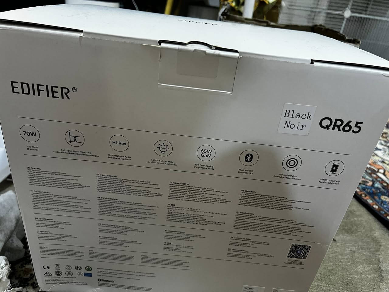 مكبرات صوت Edifier QR65 السعر ٣٢٥


**إذا كنت صاحب هذا الإعلان وتريد حذفه لأي سبب، رجاءا أرسل رسالة إلى الدعم الفني**