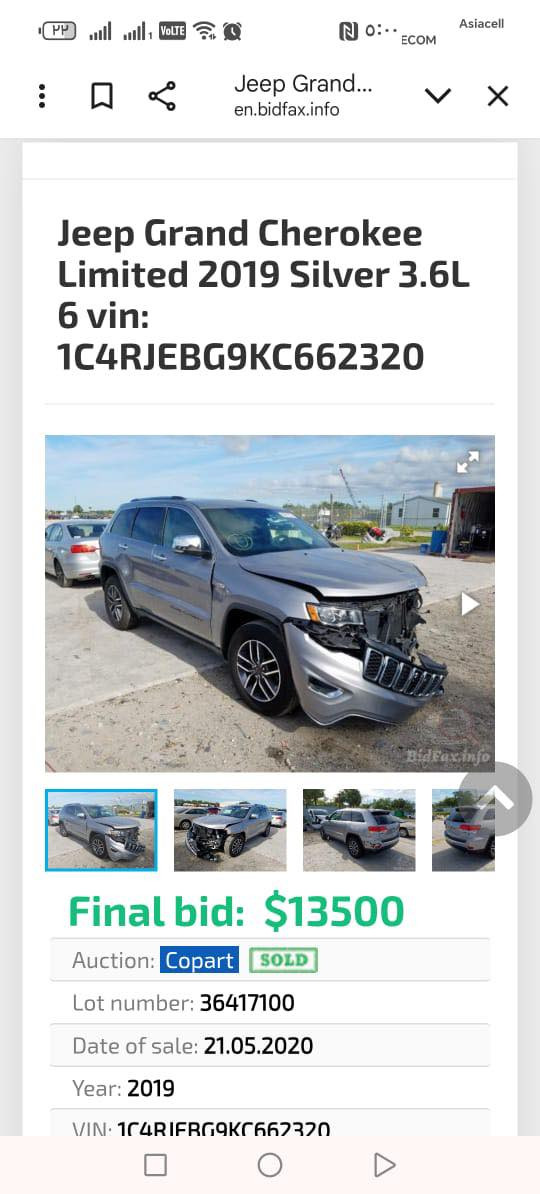 جيب لمتد 2019 حادثها مرفق بل صور فول عدة الرادار معروفة مواصفاتها حادث موضح كدامكم للبيع للاستفسار ***********
