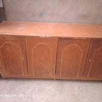 بوفيه خشب صاج عراقي تكمه اخو الجديد الطول 2 متر العرض 58 السعر50 الاتص...