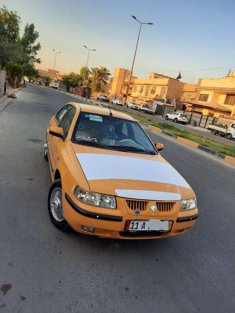 السلام عليكم سمند موديل 2011رقم بغداد الجديد مصفره هيئه وغرامات تحويل مباشر السياره مكفوله من ضربه وصبغ كير ومكينه مكفولات صدر أمامي خلفي جديد باتري جديد تبريد ثلج وسياره نضافتها شوفت عينك كلش حلوه سعرها 36 وبيها مجال بسيط مكاني بغداد للاستفسار ***********
