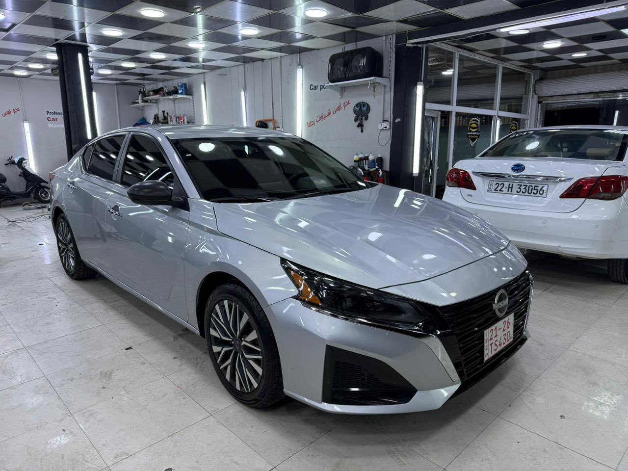 السلام عليكم
@نيسان التيما SV✈️موديل : 2024

اللوان : سلفر 

حجم المحرك : 2.5L( 4,سلندر )👍
ملاحظة السيارة : بنيد شبرين بي فقط بدون  تعديل بدون تبديل بدون دواخل 100%👍  ايرباك فقط تكم ستيرن 
صور الضرر مرفق ✅ 

رقم الشاصي : 1N4BL4DV7RN360739

المواصفات : 
‏‎بصمة ابواب 
‏‎بصمة تشغيل 
تشغيل عن بعد : Remote Start
اوتو ستارات : Auto Stard 
اوتو ستارات : Auto Stop‎✈️
رادار امامي (تحديد مسار)
‏‎رادار جانبي (نقاط عمياء)✈️
‏‎رادار خلفي (التحذير من الاصطدام)❌
نظام : Eco👍
نظام : Normal
نظام : Sport
تحكيم ستيرين
لايتات ليد وعدسة زينون 
وبعد هواية مواصفات…
‏‎تفاصيل اكثر الاتصال علی ارقام التاليه
‏ -
☎️ اتصال: ***********👉
  
عنوان📍كركوك
