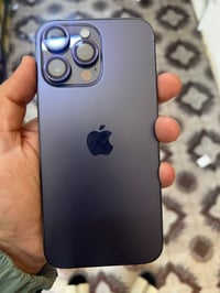 ايفون 14برو ماكس ذاكره 256 لون بنفسحي النضافه مالته فوول مثل ماموضح بل...