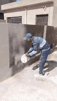 خلفة لبخ اسمنت شغل واجهيات تصفير نثر سقل ناعم وبورك***********
