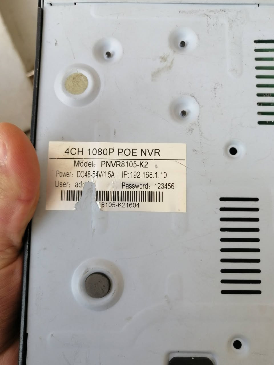 للبيع اجهزة كاميرات شرط الشغل
dvr_xvr_nvr
4جنل 2ميكا
الموقع موصل حي الرساله قرب التفك لايت
يوجد خدمة توصيل 
التواصل واتساب و اتصال 
***********
***********
