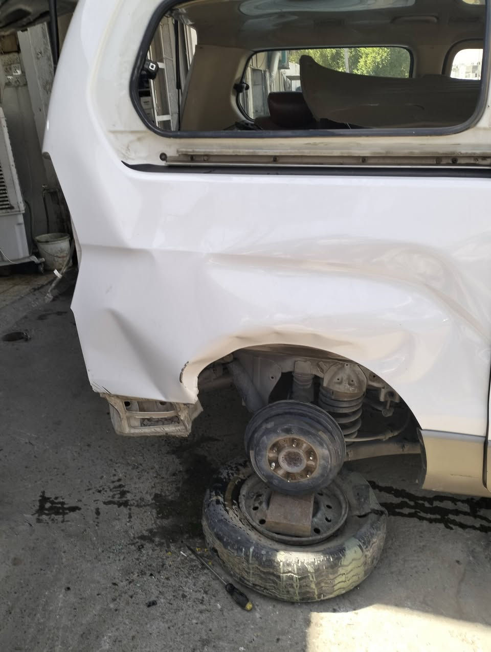 قبل وبعد اياد شمري سمكرة كافه انواع سيارات شارع شيخ عمر شارع الكيات ***********  تعديل جاملغ بارد بدون صبغ ***********
