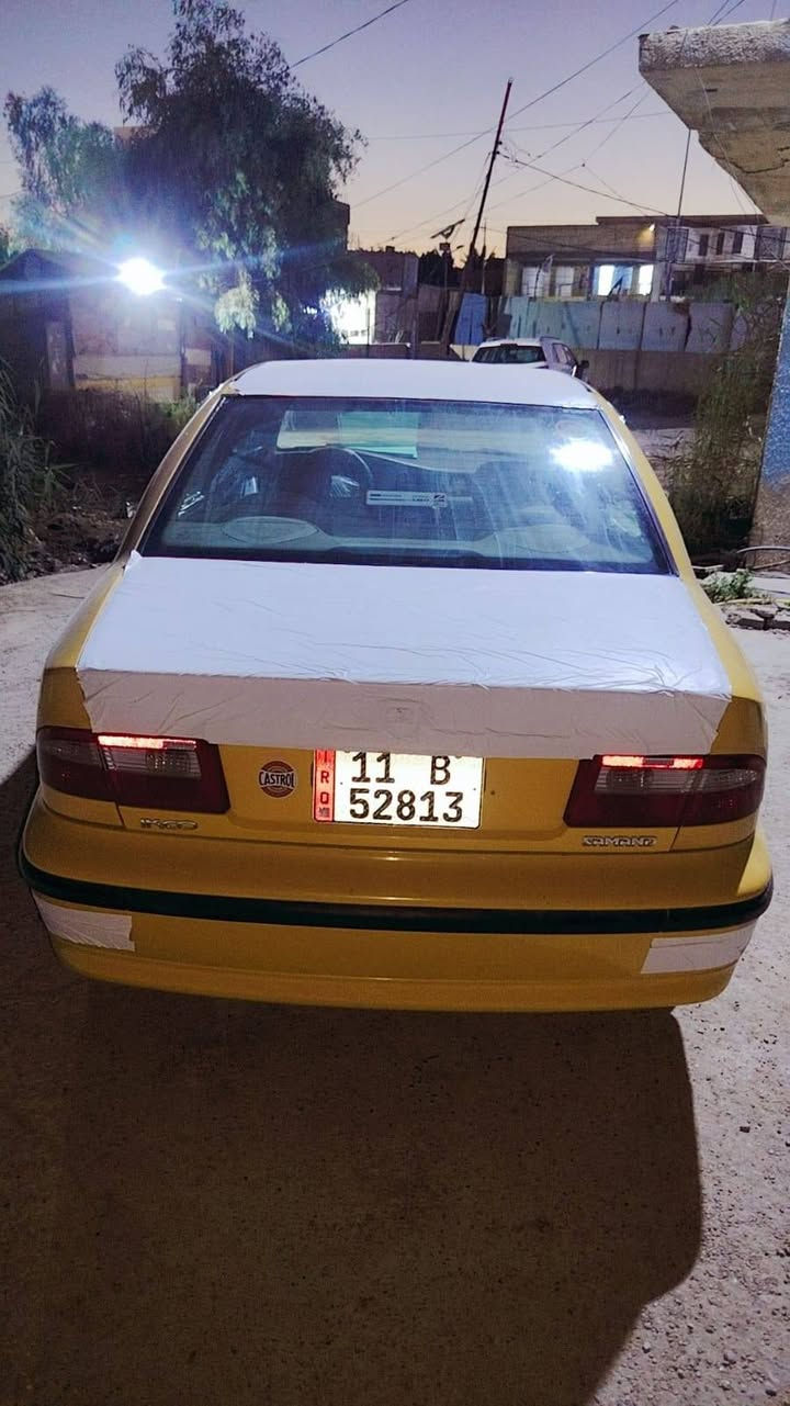 سلام عليكم سمند موديل 2011 للبيع بغداد الحسينيه مال راجديه 
سياره جاهزه مكينه لا تبخير ولا تنقيص جديده كير ومحرك مكفولات السياره نقصها كشنات ثنين لا اكثر شويه تعبانات تبريد شغال كهربائيات كلها شغاله ما بيها ضربه السياره بيها بولبرين وره السايق بس السياره احلا من الصوره السعر 38 وبيها مجال بصيط(***********)
