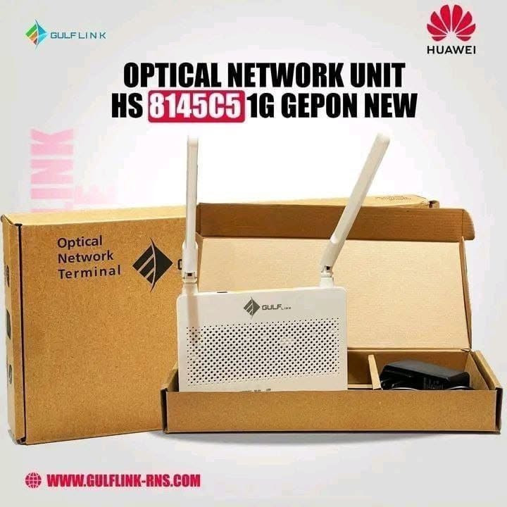 عرض خاص …مجموعات راوترات هواوي باسعار  مناسبة جملة ومفرد

راوتر هواوي اصلي EG8145v5  Gpon 
Dull band 5G/2.4G 

،،،،،،،،،،،،،،،،،،،،،،..................................... 

New Ont Huawei HG8546M 1G
Xpon

................................................... 

راوتر اكسبون   Ont HS8145C5 Xpon 1G New

................................................................. 

Gulf link wifi
5g/2.4 Dull band  
4GE port  Xpon 1G

................................................ 

جديد New Ont wifi 6 
Huawei AX3000 
Xpon

يدعم الشبكات اللاسلكية Mesh  
يحتوي على 4 منافذ 1.25G 

للحجز مراسلة الصفحة 
اومراسلة الواتساب
***********
يتوفر توصيل. لجميع المحافظات

