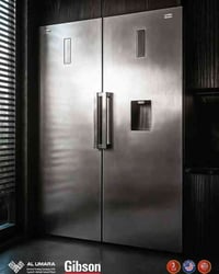 ثلاجة ومجمدة توين (توأم) المنفصلة في بابين من جبسون، تختصر المساحة وتو...