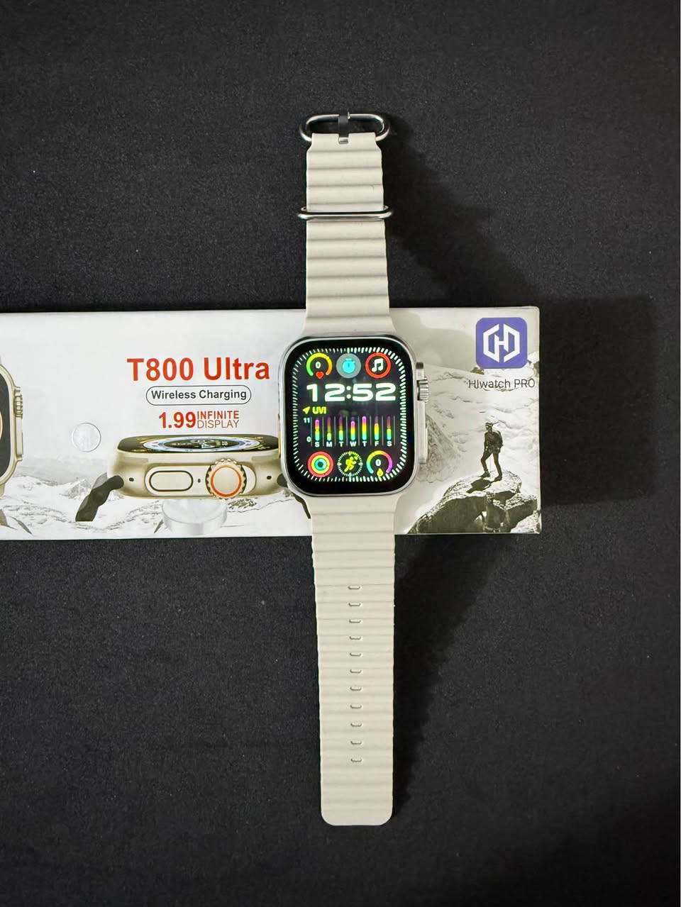 ساعة ماركة T800 Ultra قطعة أمازون أصلي 

تدعم تقنية Bluetooth 5.0 لإجراء واستقبال المكالمات مباشرة من الساعة والتحكم في الموسيقى

حاصلة على تصنيف IP67 لمقاومة الماء، مما يعني أنها تتحمل رذاذ الماء والعرق

مراقبة معدل ضربات القلب والأكسجين في الدم (SpO2) وضغط الدم

تتبع النوم والخطوات والسعرات الحرارية المحروقة

أوضاع رياضية متعددة مثل الجري وركوب الدراجات

تحميل التطبيق: تحتاج لتحميل تطبيق Hiwatch Pro المتوفر على Google Play و App Store لربط الساعة بهاتفك

السعر 15 الف مع التوصيل كل العراق 🚚

للحجز والاستفسار مراسلة الصفحة 

رابط واتساب مباشر الي يريد يراسلني 👇

https://wa.me/message/ANGQMMLUZKO4C1 بغداد, العراق


**إذا كنت صاحب هذا الإعلان وتريد حذفه لأي سبب، رجاءا أرسل رسالة إلى الدعم الفني**