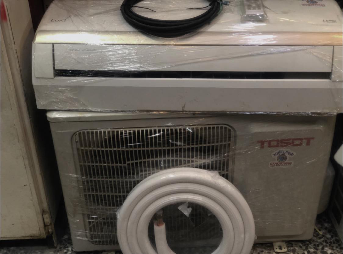 بسم الله الرحمٰن الرحيم 
تعلن ورشة الروان الفنية 📣
💥وصون وجبة سبالت مستعملة 1 طن (عادي) + 2طن انفيرتر
💥توسوت (TOSOT) + ميديا (MIDEA) 
💥كامل ملحقات بواري + واير + ريمونت تحكم + غاز مقفول شركة 
💥💥💥ضمان 10 ايام💥💥💥 
💥السعر 1طن (225) 
💥سعر 2طن انفيرتر (450)
💥📍العنوان بغداد حي أؤر مجاور نادي العربي مقابل لحوم ابو سجاد


**إذا كنت صاحب هذا الإعلان وتريد حذفه لأي سبب، رجاءا أرسل رسالة إلى الدعم الفني**