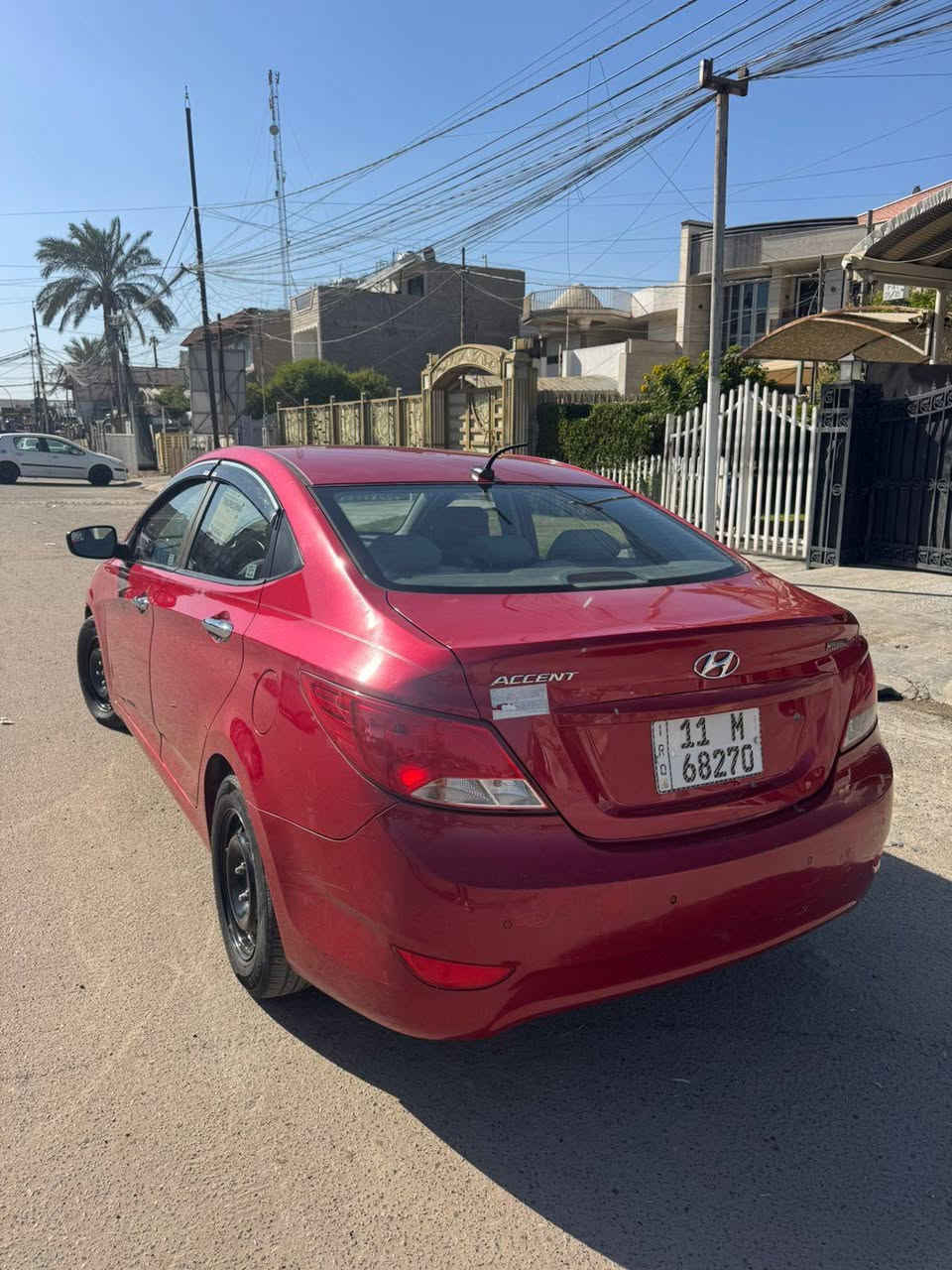 السلام وعليكم للبيع
اكسنت موديل 2014 
وارد امريكي 
حادث السيارة جداً بسيط فقط بنيد بدون دواخل صبغ قطعه وحده بس بنيد 
مكان السيارة بغداد الدورة 
السعر 88$
وبيها مجال بسيط  
***********
