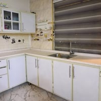 كاونتر تركي مرمر الثقيل درجه اولى  لون اوف وايت والحوض ستيل نضافته ٩٥%...