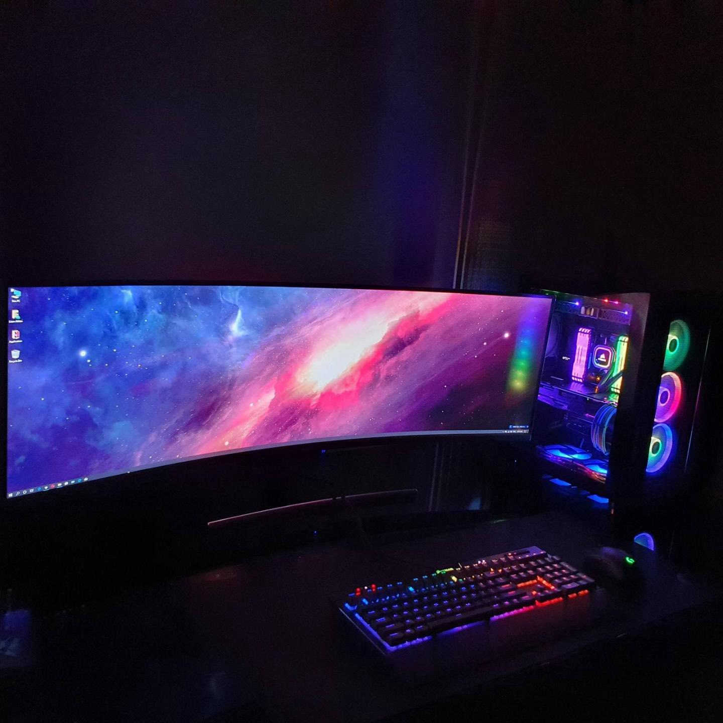 Pc للبیع
1800$ 

AMD Ryzen Threadripper 2970WX 24-core/48TH
Corsair VENGEANCE RGB PRO 56GB RGB 3600MHz DDR4 
SAMSUNG 970 EVO NVMe® M.2 1TB
Seagate 2TB HDD
NVIDIA Titan RTX 24GB gddr6 Graphics Card
Motherboard: ASUS ROG Zenith Extreme Alpha E-ATX
Corsair HX Series, HX1200, 1200 Watt, Fully Modular Power Supply, 80+ Platinum
Corsair Hydro Series H115i RGB Platinum Liquid CPU Cooler 
Deepcool CF120 PLUS Case fan 3X
Corsair Crystal Series 680X RGB High Airflow Tempered Glass ATX Smart Case

تحذیر واحد رام سلوت. مايشتغل  یعنی ما يقرآ رام


**إذا كنت صاحب هذا الإعلان وتريد حذفه لأي سبب، رجاءا أرسل رسالة إلى الدعم الفني**