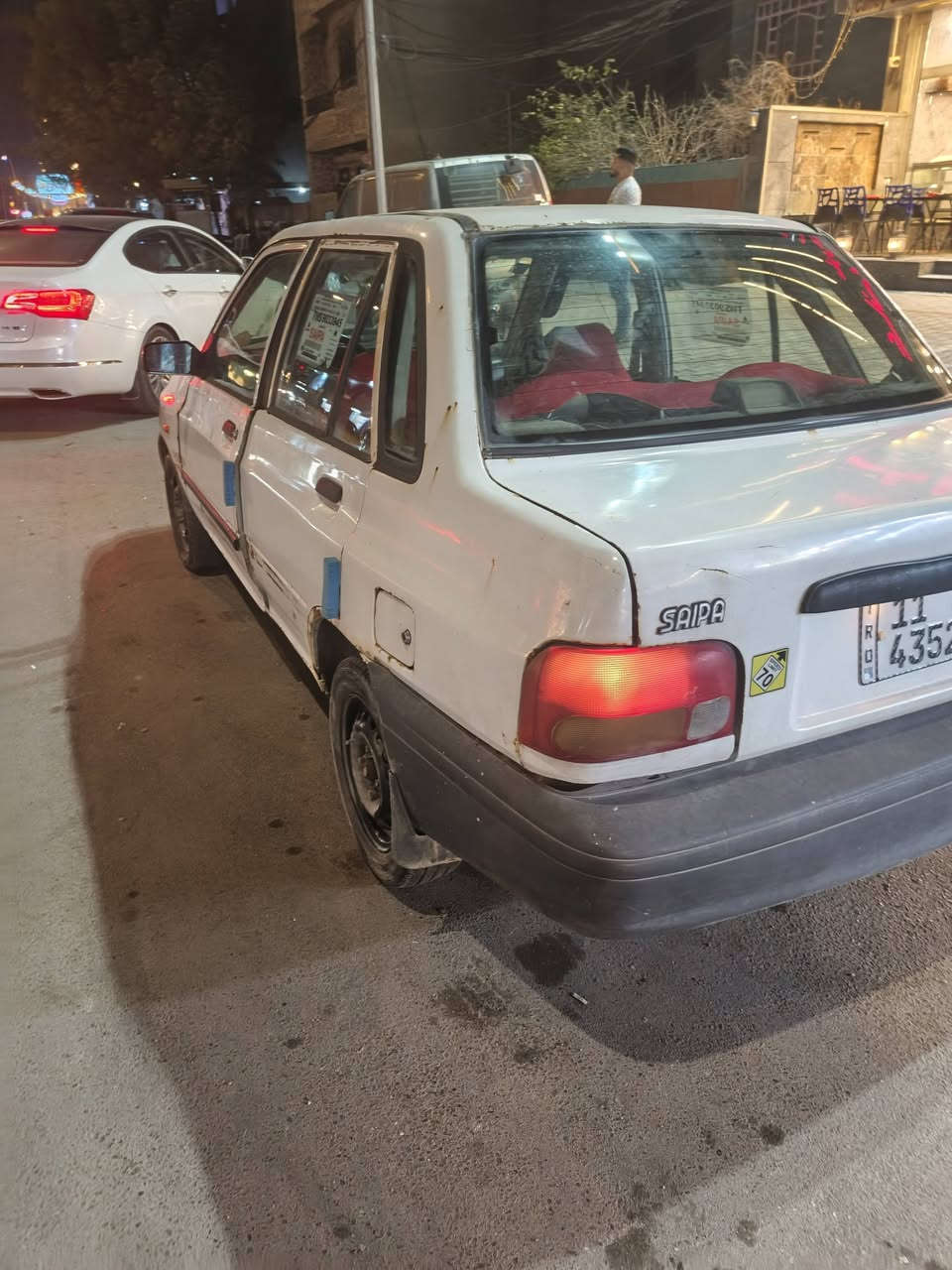 السلام عليكم سايبا ٢٠١١ رقم دولي بغداد كلة جديد محرك كير شواصي مكفولات شرط المحرك ولكير ما مفتوحات على وضع الشركة شواصي مكفولة تبريد ثلج تدفئة شغالة ماشية قليل ١٤٠الف بيهة طخات وصبغ بجاملغ الخلفي مكاني صليخ السعر 27 وبيه مجال هاذة رقمي للتصال على الرصيد ٠٧٨٧٨٠٥٥١٤
واتساب ***********
