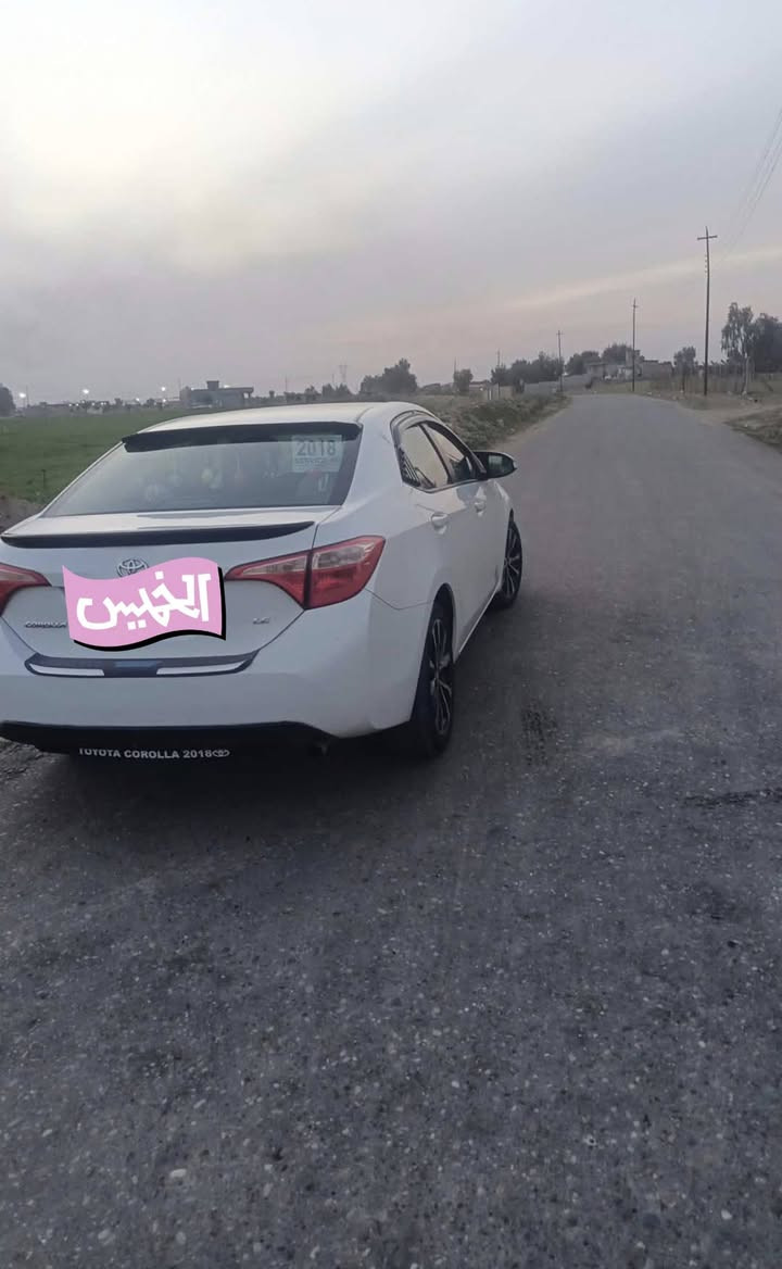 السلام عليكم مكلف بنشر 

 كورلا 2018 LE وارد 

امريكي مكينه 1.800 رقم

صلاح الدين الجديد السياره خير من الله كفاله مكينه وكير شرط   
بيها الدوسه الي يم باب السكن معجون حك 4 اصابع فقط 
بيهه بارد ملاحظات والباقي شرط مكفول 

صدر جديد تخم تاير ويل كروم 

سنويه 2030
السياره باسمي  تحويل مباشر 

تبريد ثلج 

تدفئه شغاله

سياره نضيفه  مال بيت

السعر 148وبيه مجال حك الجيه  ترايك للبصره 

مكان السياره صلاح الدين بيجي 

ه‍   *********** منير
