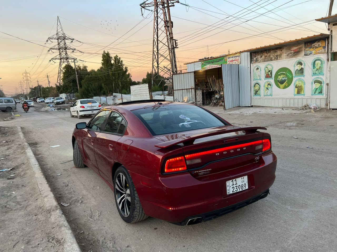 سلام عليكم بيع او مراوس 
دوج تشارجر 2014 
النسخة المئوية 
فول الفول فتحة 
ويل SRT 20
محرك 5700 V8 
رقم بغداد انگليزي بأسمي سنوية و هزة جدد
حادث امريكا جاملغ امامي عكس السايق و بالعراق بيها مكانات صبغ اقل من الحزام بدون دواخل
بيها كزوز SRT بوابات 
وبرمجة بوب كورن و كت اوف
 بيها نواقص بسيطة تنزل من سعرها 
سعرها 135
ورقة و بيها مجال بسيط 
مكانها بغداد حي الجهاد
***********
*********** بغداد, العراق
