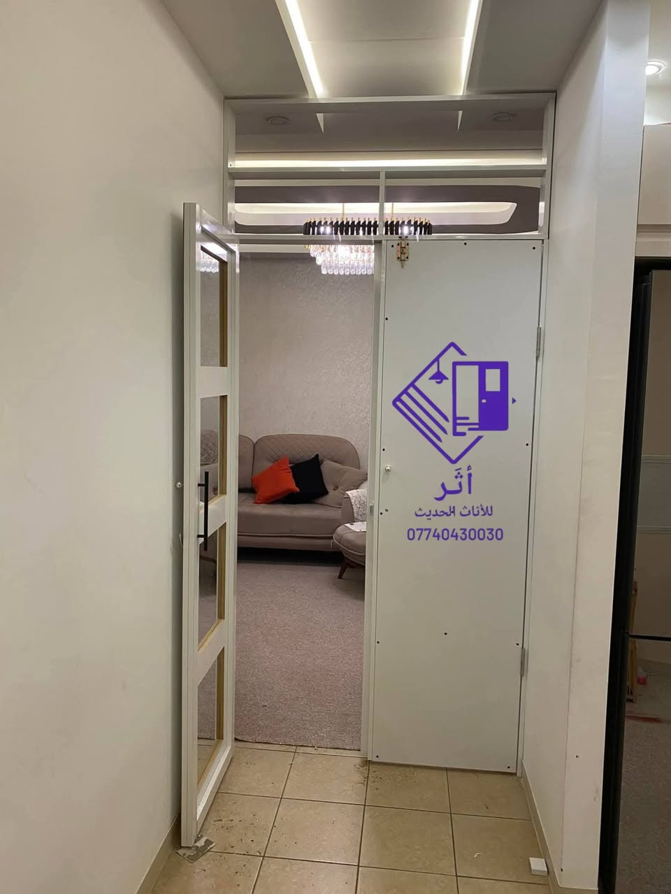 ✨ أبواب قاطع مودرن تفصل الصالة عن باقي الشقة ✨
تنفيذ أنيق يضيف لمسة فخامة وتنظيم داخل البيت،
مصنوعة من خشب MDF عالي الجودة والتحمل مع تشطيب دقيق واحترافي.
متوفرة بعدة تصاميم:
✔ موديلات مع مرايا
✔ موديلات مودرن بدون مرايا
📍 تنفيذ العمل داخل شقق بسماية
إذا أعجبك أي تصميم، راسلنا لمعرفة التفاصيل.
أثر للأثاث الحديث
📞 ***********
#أثر_للأثاث_الحديث
#أثاث
#أثاث_مودرن
#نجارة
#ديكور
