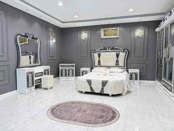 🔅تفاصيل الغرفة المرمري  ....
خارج ٤ملم ام دي اف 🔺
وداخل صاج ٣ملم 
صبغ حراري  درجة اولى 

عدد القطع  ٧ قطع 😍
🔺1 //جرباية  قياس  ١٦٠ × ٢٠٠ 
🔺//ميز جانبي ايسر قياس ٥٠
🔺2// وميز  جانبي  قياس ٥٠
🔺3// زاوية ارتفاع مترين عرض ٨٠
🔺4// وميز بلازمه  
🔺5//وميز مراية ارتفاع مترين عرض ١٢٠
🔺6// وكنتور ٦ باب  ارتفاع مترين و١٥ طول ٣ متر و١٥

القطعه الثامنة حسب الطلب شازلون
للحجز والاستفسار مراسله الصفحة او الواتساب ***********
