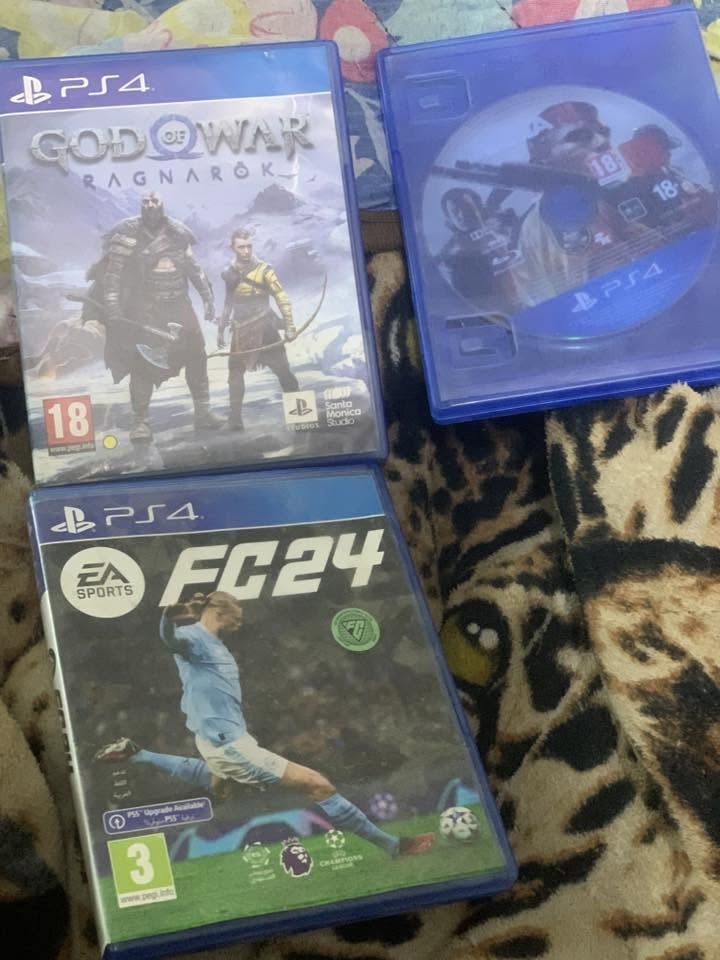 للبيع اقراص ps4
God of war ragnarock
Mafia3
Fifa24
كلهن سعره 20


**إذا كنت صاحب هذا الإعلان وتريد حذفه لأي سبب، رجاءا أرسل رسالة إلى الدعم الفني**