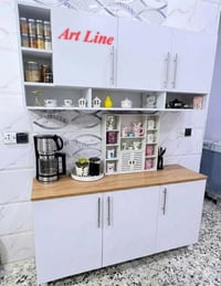 كاونتر MDF • متر ونص • سنك مرمر