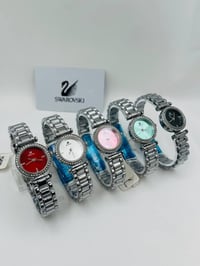 سواروفسكي • ساعة نسائي • ستانلس ستيل