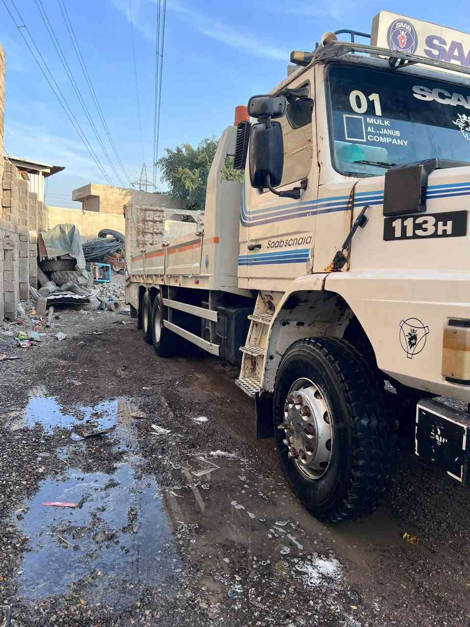 سلام عليكم سكانية صطحيه لبيع 113مديل (91) مكينه13 /26/لا صرف ولا بخار كير 5/5مجموعه مان نص جيف رقم بصره الماني تحويل تخم تاير 22 مكان بغداد سياره مسجله بل سنويه قلاب رقم ***********
