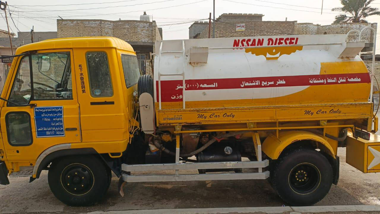 سلام عليكم
للبيع نيسان موديل 93  مكينه ستندر شركه ميكانيك  مكفول حمول 5500 لتر سحب دفع عداد جي بي اس
مكان بغداد      السعر 90 $      ***********
