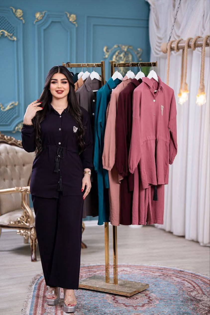 داخل الفلوجة 

✨سوت نسائي خرطة خصر وبروش  
🧵الخامه اليسا مكرنش بارده وحلوه  💯
📏القياسات L - XL - XXL
💰سعر القطعة 10الف
للحجز والتواصل 📲📞
*********** واتساب
يوجود توصيل
