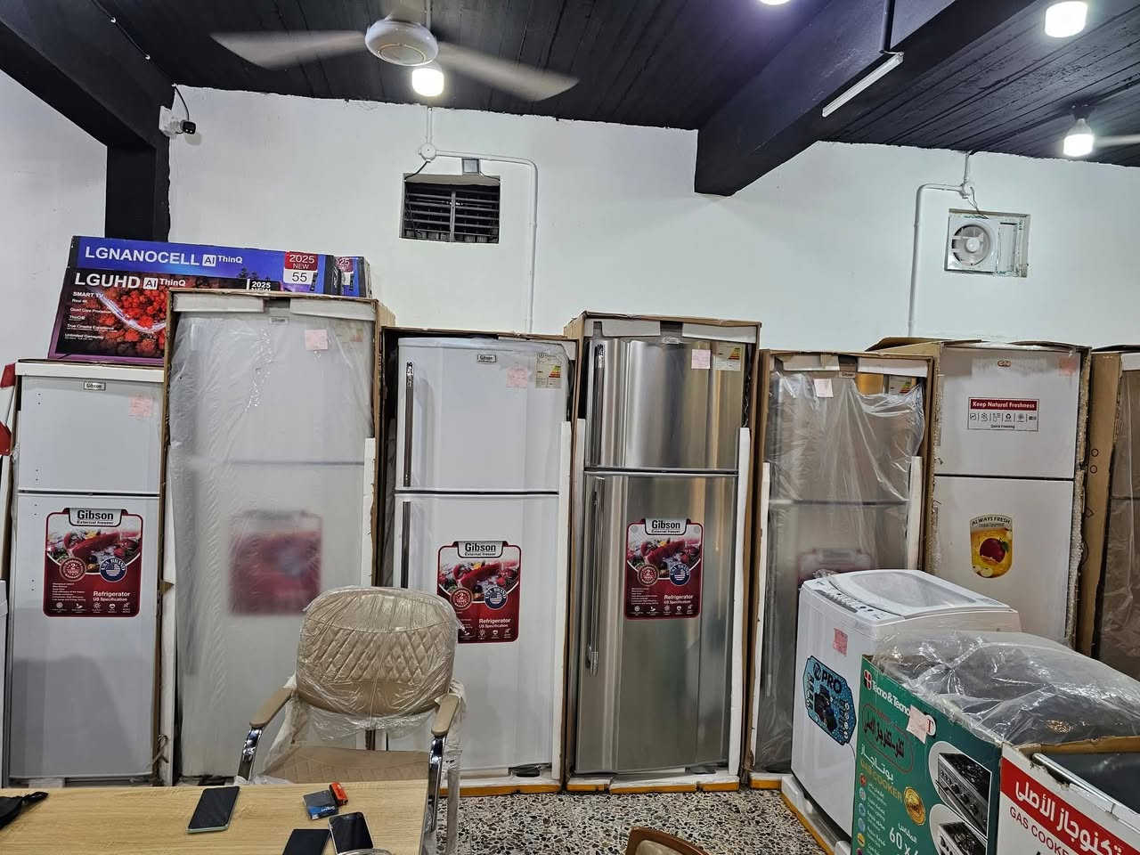 عروض مميزة وخاصة في معرضنا للأجهزة الكهربائية 

**************************
عروض خاصة ومميزة لجميع الأجهزة الكهربائية كل مايحتاجه البيت العراقي من أجهزة متوفر لدينا وبالتقسيط المريح
ثلاجات / طباخات / غسالات / مدفأة كهربائيه /
سخان الطحان المميز
كافة الاحجام والانواع
والدفع ماستر او كي كارد حسب رغبة الزبون  وبالتقسيط المريح عروض مميزة وحصريه لدى معرضنا
مع ضمان لكل الاجهزة
نتشرف بزيارتكم للمعرض صباحا ومساء وستجدون كل ماهو مميز
عنوان المعرض
 شارع المطار/  منفذ ماستر النجمة محلات الحاج حمزة ضعيف
للاتصال الأرقام التالية
***********
***********
