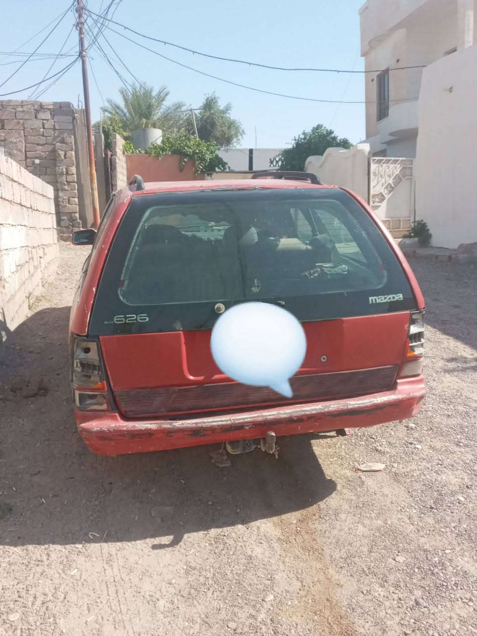 السلام عليكم 
يوجد سياره مازده 626بدون رقم السعر مليون و300
(***********)
