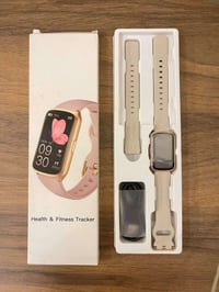 ساعه ذكيه • شاشة لمس • قياس نبض واوكسجين