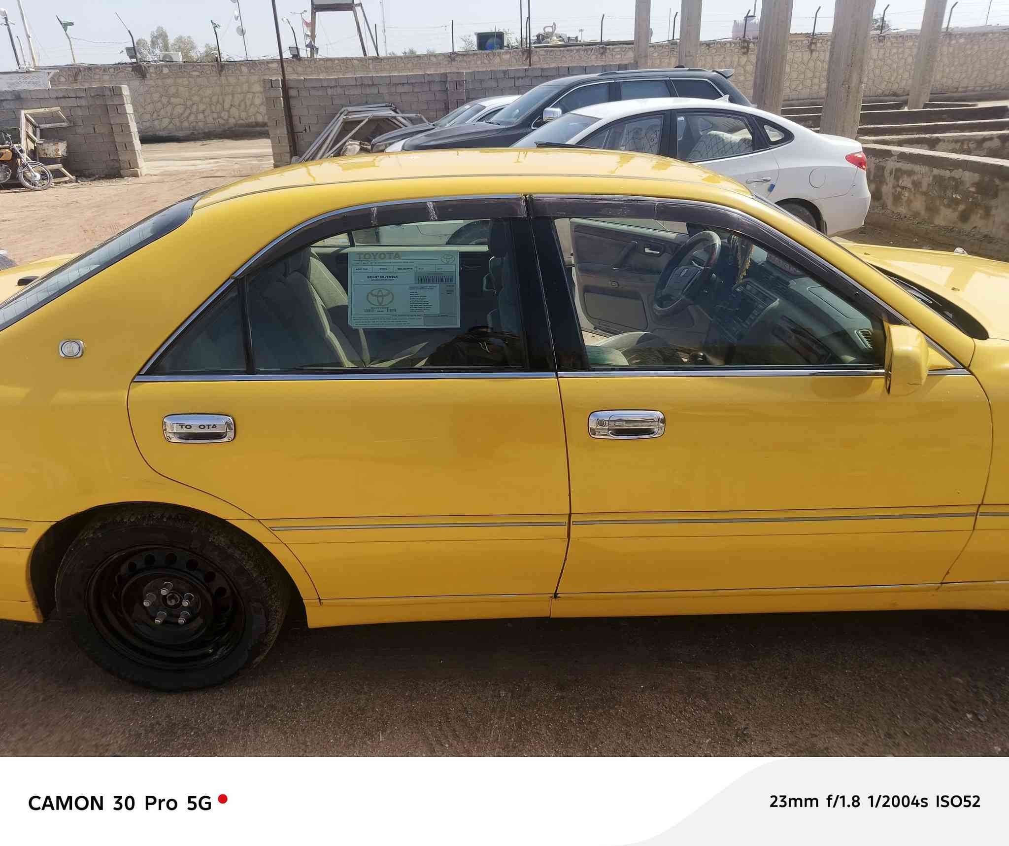 السلام عليكم ملكه للبيع سياره مصفره اخذتها بغداد نجف سياره حداديه اخونتاير تبريد تدفئه رقم كركوك سعر 55 الاتصال على الرقم***********
