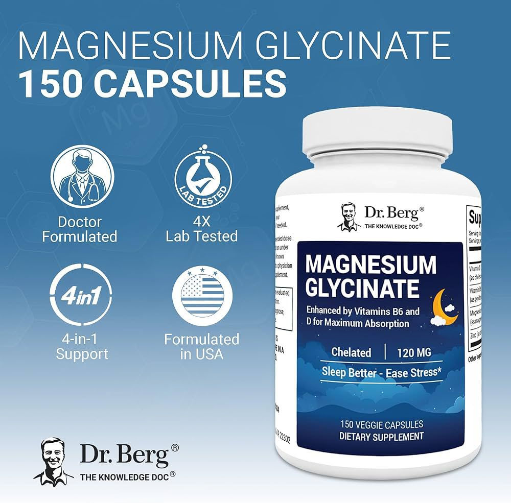 مغنيسيوم گليسينيت (Magnesium Glycinate)
مكملات المغنيسيوم المخلبية 
4 في 1 من دكتور بيرج بمكونات نظيفة وقوية ونقية 
| 4 مرات تم اختبارها والتحقق منها |  
كبسولات مكملات المغنيسيوم المصنعة في الولايات المتحدة الامريكية | 150 كبسولة |  
تساعد في النوم والاسترخاء وتهدئة الجهاز العصبي 

سعر العلبة الواحدة 000 50 الف دينار عراقي 
( يوجد توصيل جميع المحافظات ) 
للاستفسار الاتصال ***********
