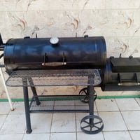 شواية أمريكية • حديد ثقيل • مزدوجة فحم ودخان