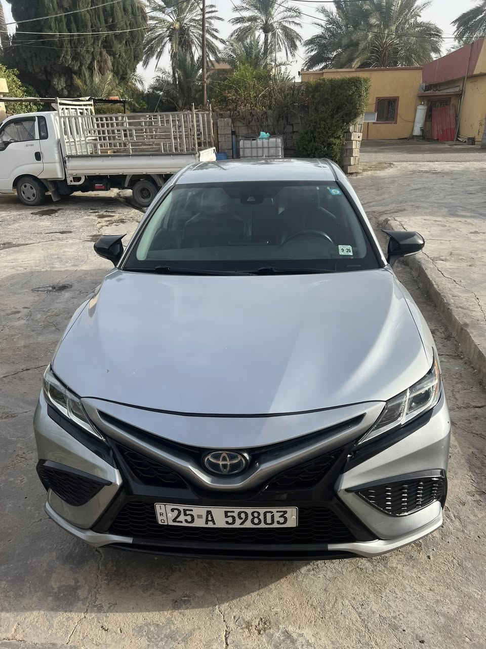 السلام عليكم كامري 2022
se لون رصاصي 
حادث كما موضح في الصوره بنيد فقط صبغ بدون تبديل
الباقي كلو بلادي وشرط 
رقم كركوك شرط تحويل 
السعر 200$ 
لل استفسار الاتصال 
***********
