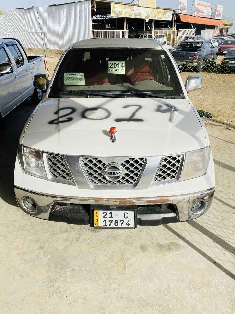 سلام عليكم
البيع نيفاره موديل 2014
كير اتماتيك محرك جديد 
رقم سليمانيه كليزي 
تخم تاير 
صدر جديد 
تواخل جديد عنوان صويره 
رقم موبايل ***********
***********
