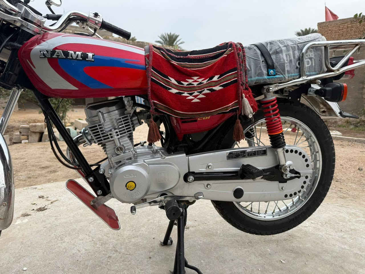 سلام عليكم دراجه نامه متياز موديل 2026 برغي ما مفتوح بيه سعر700وبيه مجال هاذه رقمي *********** مكاني كربلاء طوريج
