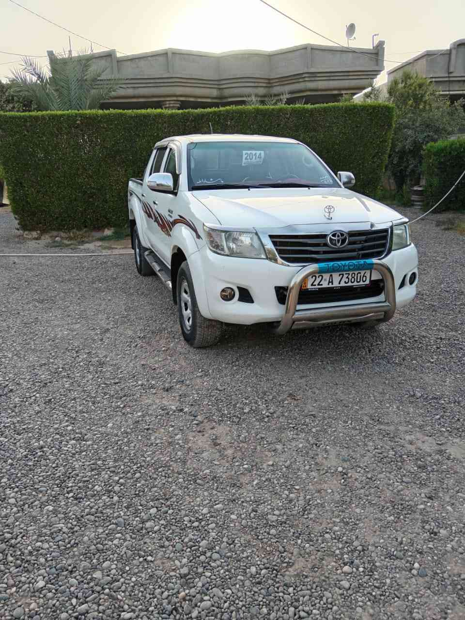 السلام عليكم تيوتا للبيع فور ويل موديل ٢٠١٤ كلين بدون ضرر رقم اربيل بسمي سنويه لل ٢٠٣٠ السعر اتصل على الرقم ***********
