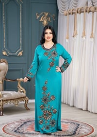 دشداشة نسائي • كشمير كابوي • مقاسات L-XL-XXL