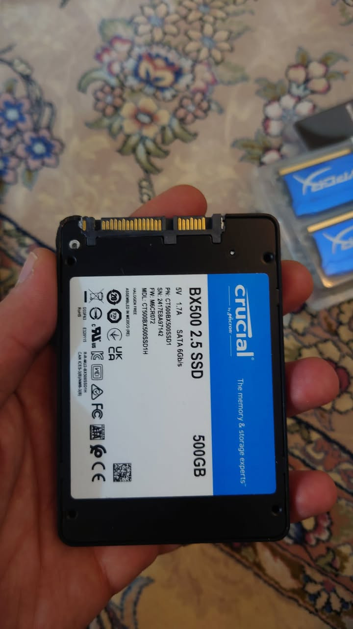 متوفر ابيعهم سوه
Crucial 500GB

Kingchuxing 256GB


**إذا كنت صاحب هذا الإعلان وتريد حذفه لأي سبب، رجاءا أرسل رسالة إلى الدعم الفني**