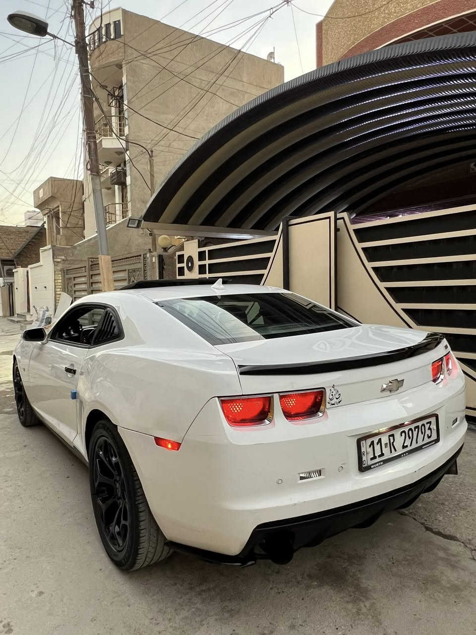 سلام عليكمم ...

اعلا مواصفات بالكمارو 
السياره باسمي شخصيا رقم دولي
السياره كلش نظيفه 
بجم ١٨ جديد
موديل ٢٠١٣
محرك ٦ سلندر 
لون ابيض
داتا شو 
شاشه مع كامرا
تشغيل عن بعد 
كيجات اصليه 
كراسي كهرباء
تحكمات ستيرن 
شاشه اعطال 
صدر امامي خلفي نظيف 
سستم صوت 
دمام بالدشبول
شفتات سرعه 
ويل ٢٠
بجم زنون 
السياره كلش مميزه ونظيفه  
مكان السياره بغداد الجديده 
سعر السياره ٩٥ ورقه

*********** واتس
