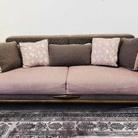 تخم تركي 8 مقعد عنوان البنوك خشب زان قماش كابوي ب600 جديد استفسار 0787...