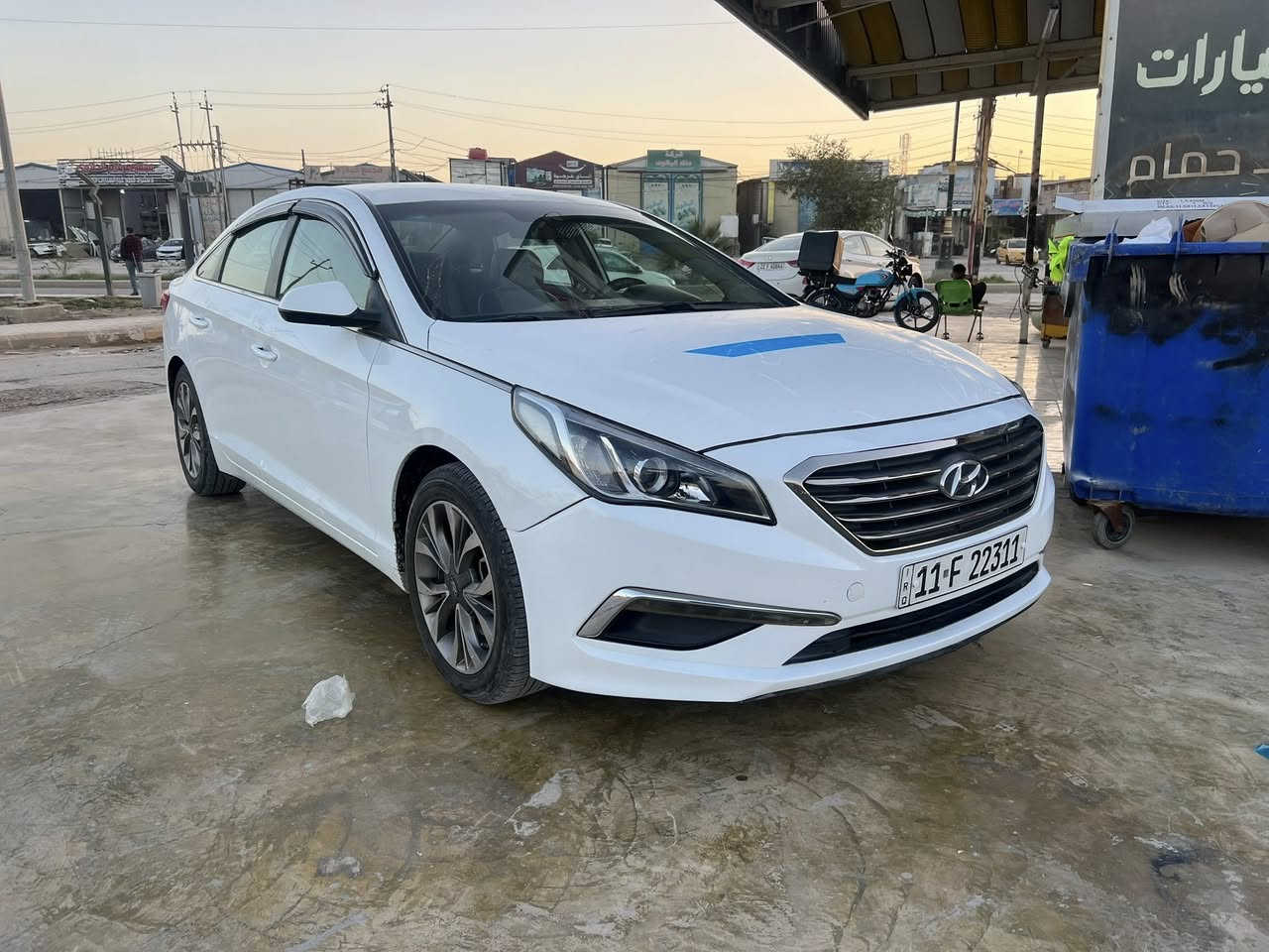 للبيع سونته موديل 2017امريكي رقم بغداد جديد سنويه جديده حادثه فقط بنيد بيه شخط بل صفحه جيه اليمنه بيه كارت مال تشليع بطرف القماره فقط واضح بل مقطع فيديو سياره تخم تاير جديد حداديه جديده شادله منضومه مال غاز شرط اصليه وشاهده مال منضومه موجوده     سعر 118مكان سياره ديوانيه ***********
